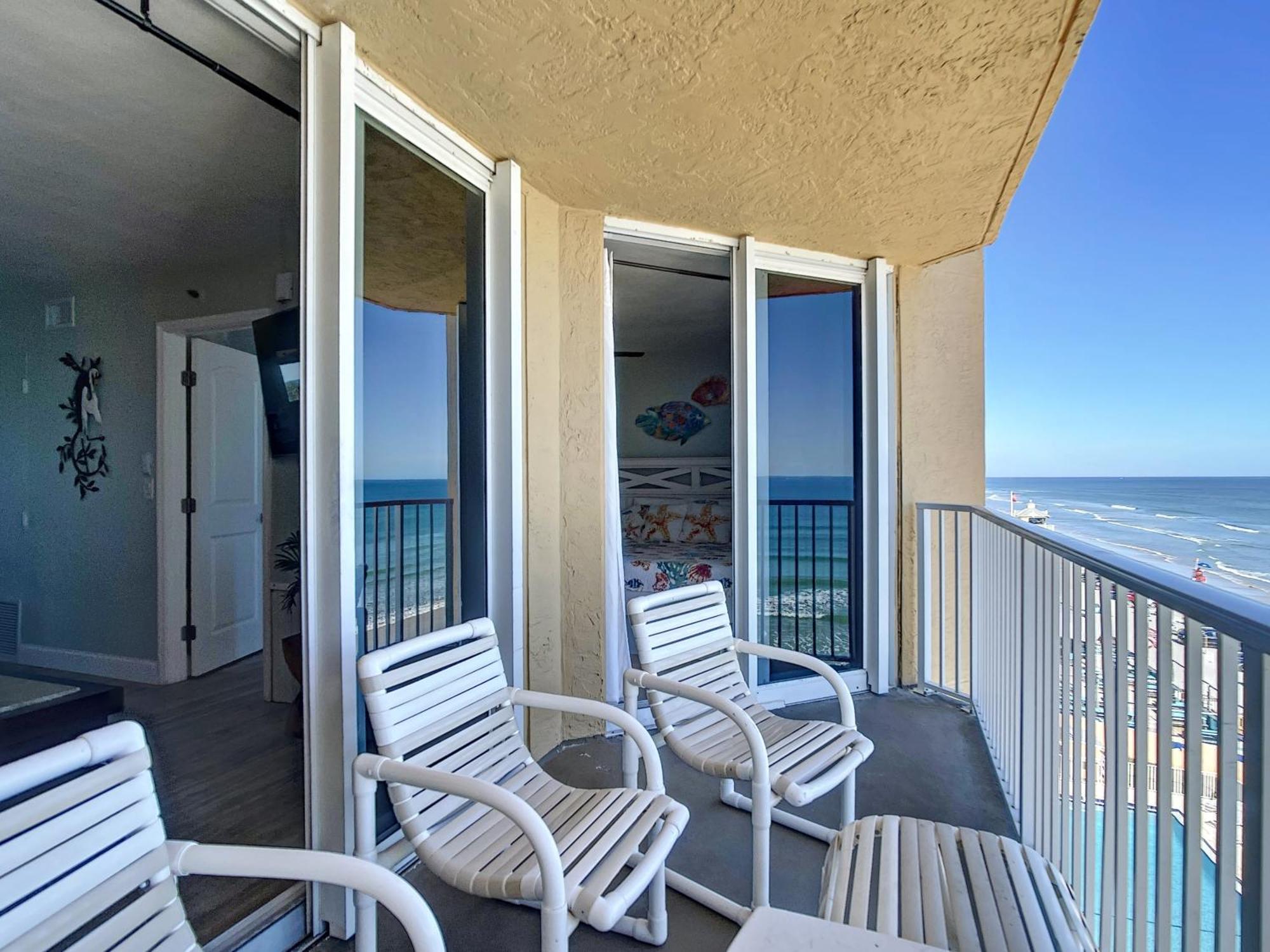 뉴스머나비치 Oceanfront Balcony, Pool, Bbq, Steps To Flagler Ave 빌라 외부 사진